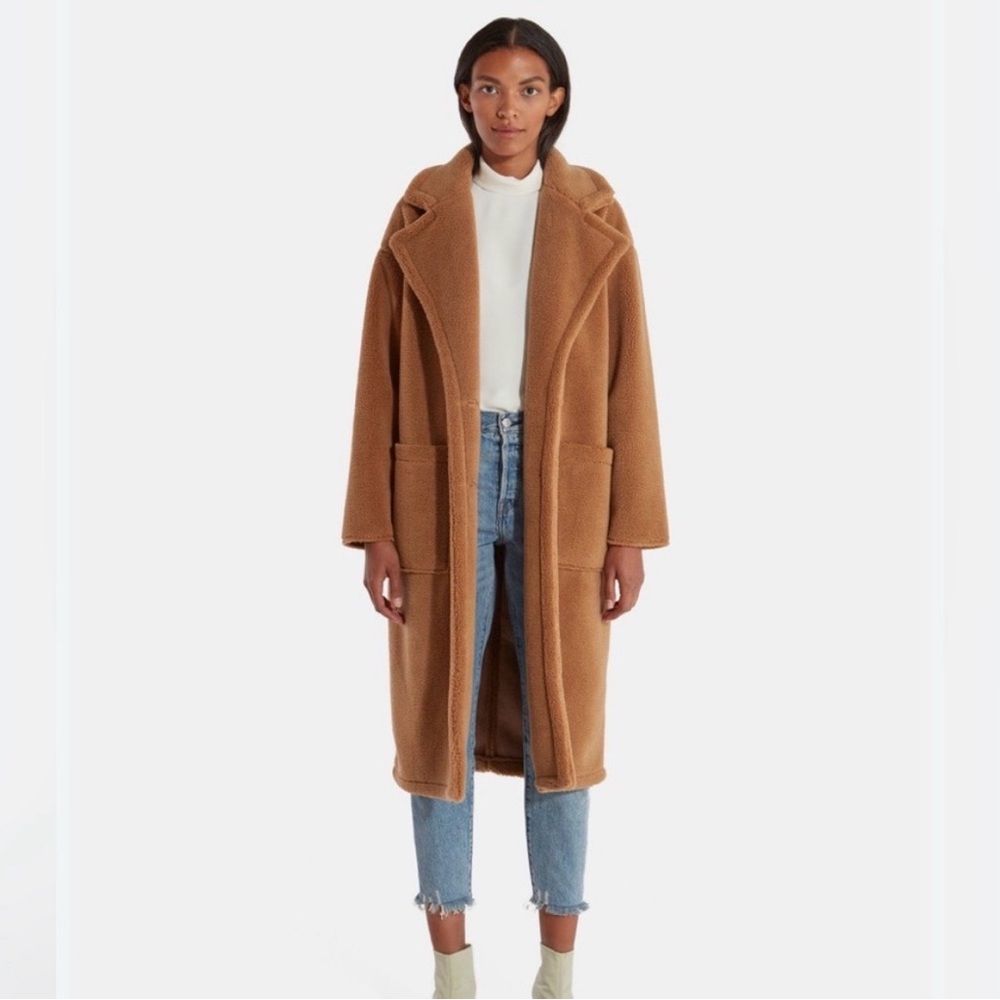 Billie the Label Faux Shearling Coat, size XS